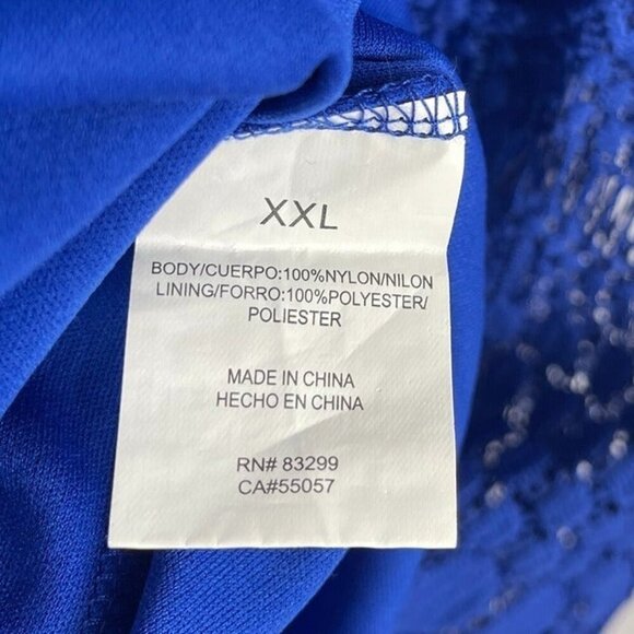 Tiana B. Women Sleeveless Round Neck Lace Dress Size XXL - Picture 5 of 7